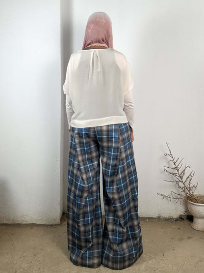 Off-White Silk Vintage Blouse