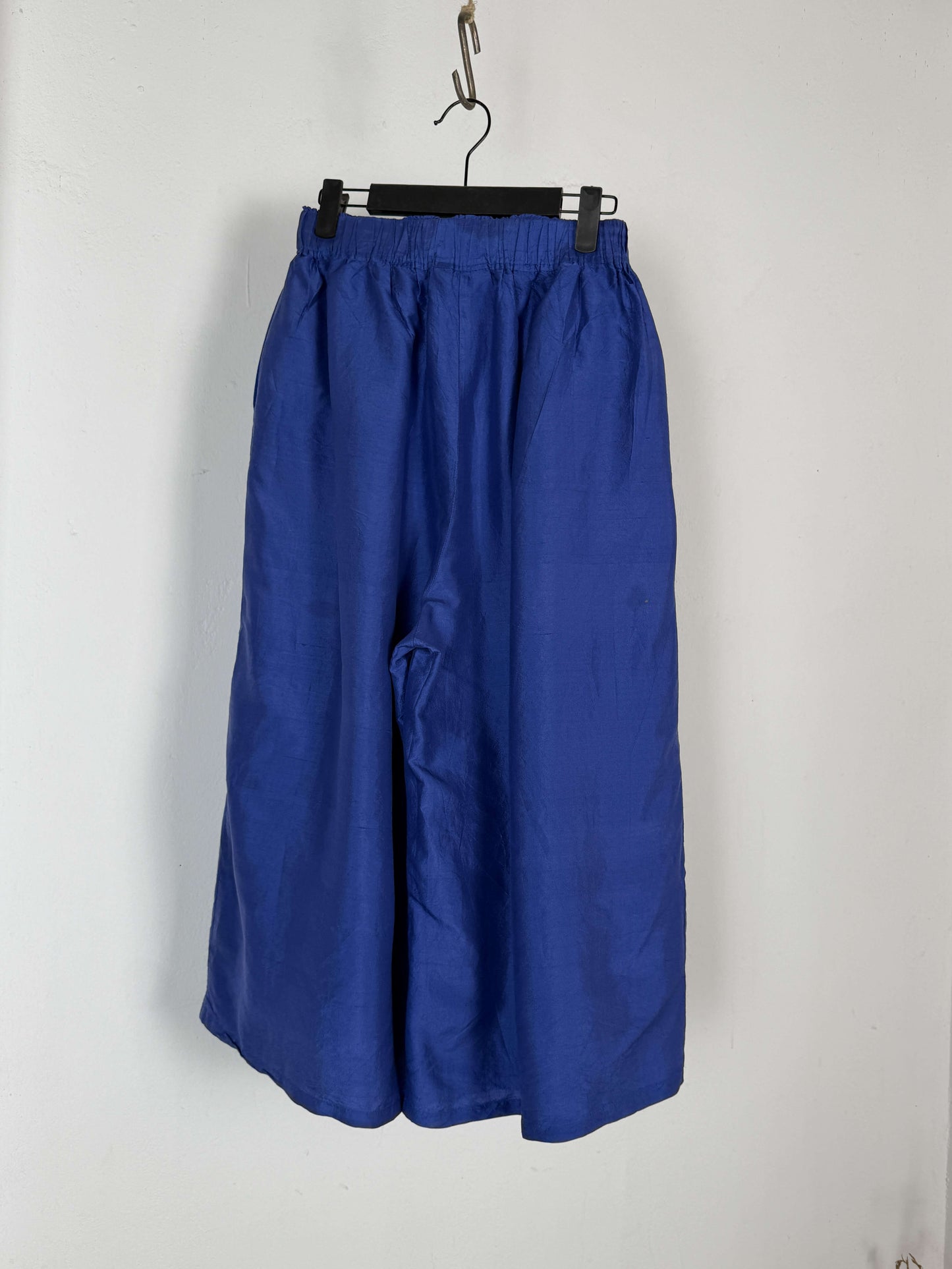 Vintage Silk Blue Culottes