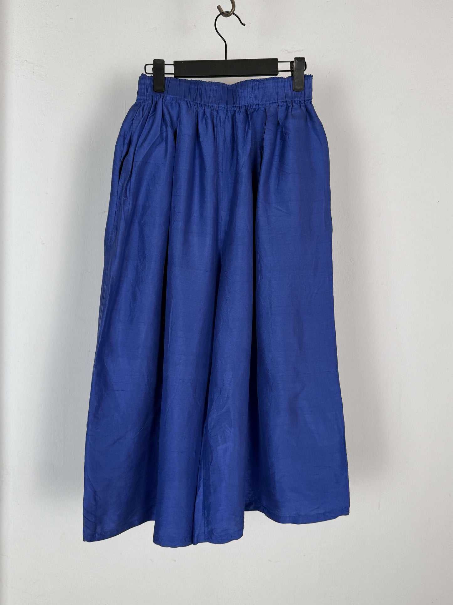 Vintage Silk Blue Culottes