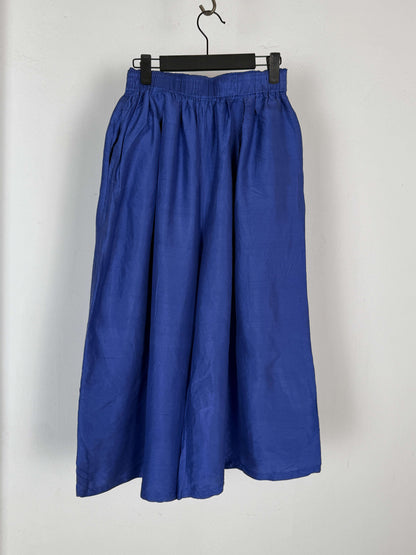 Vintage Silk Blue Culottes