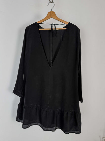 Black Silk Blouse