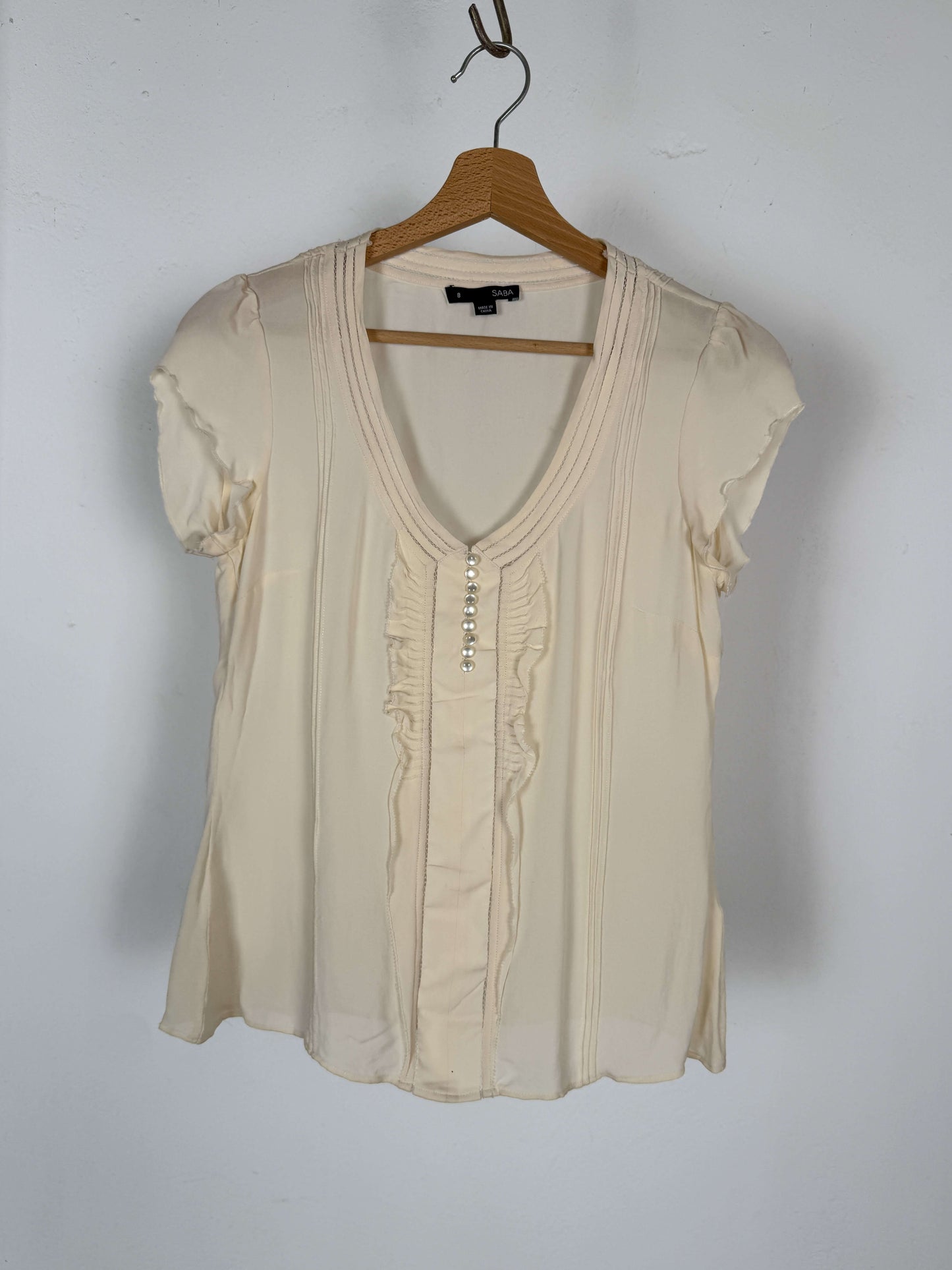 Off-White Silk Blouse