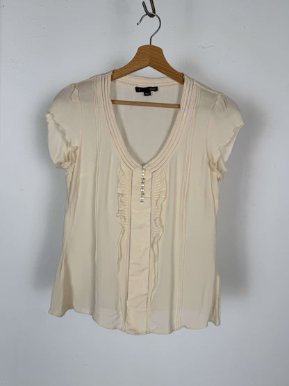 Off-White Silk Blouse