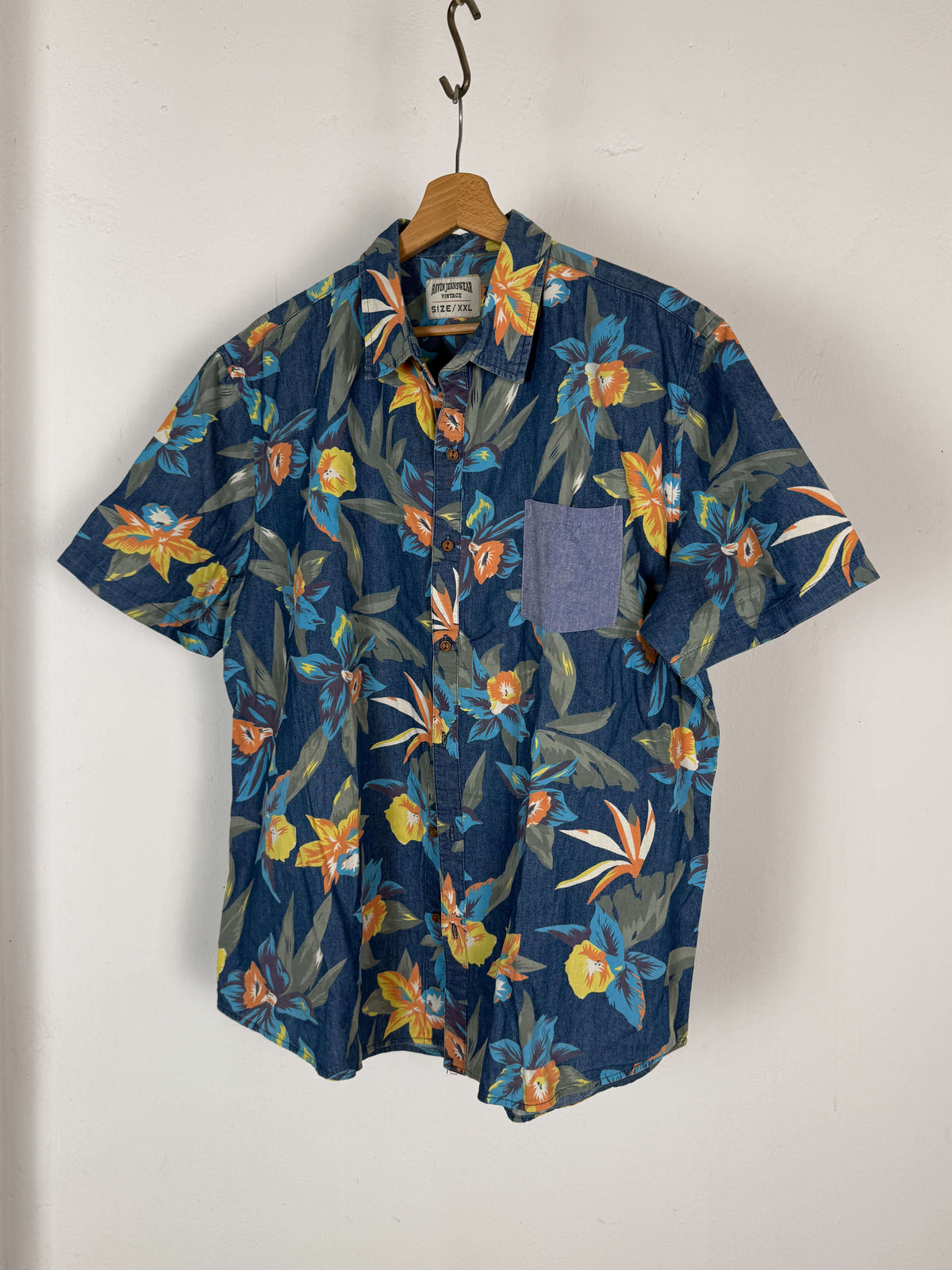 Tropical Denim Vintage Shirt
