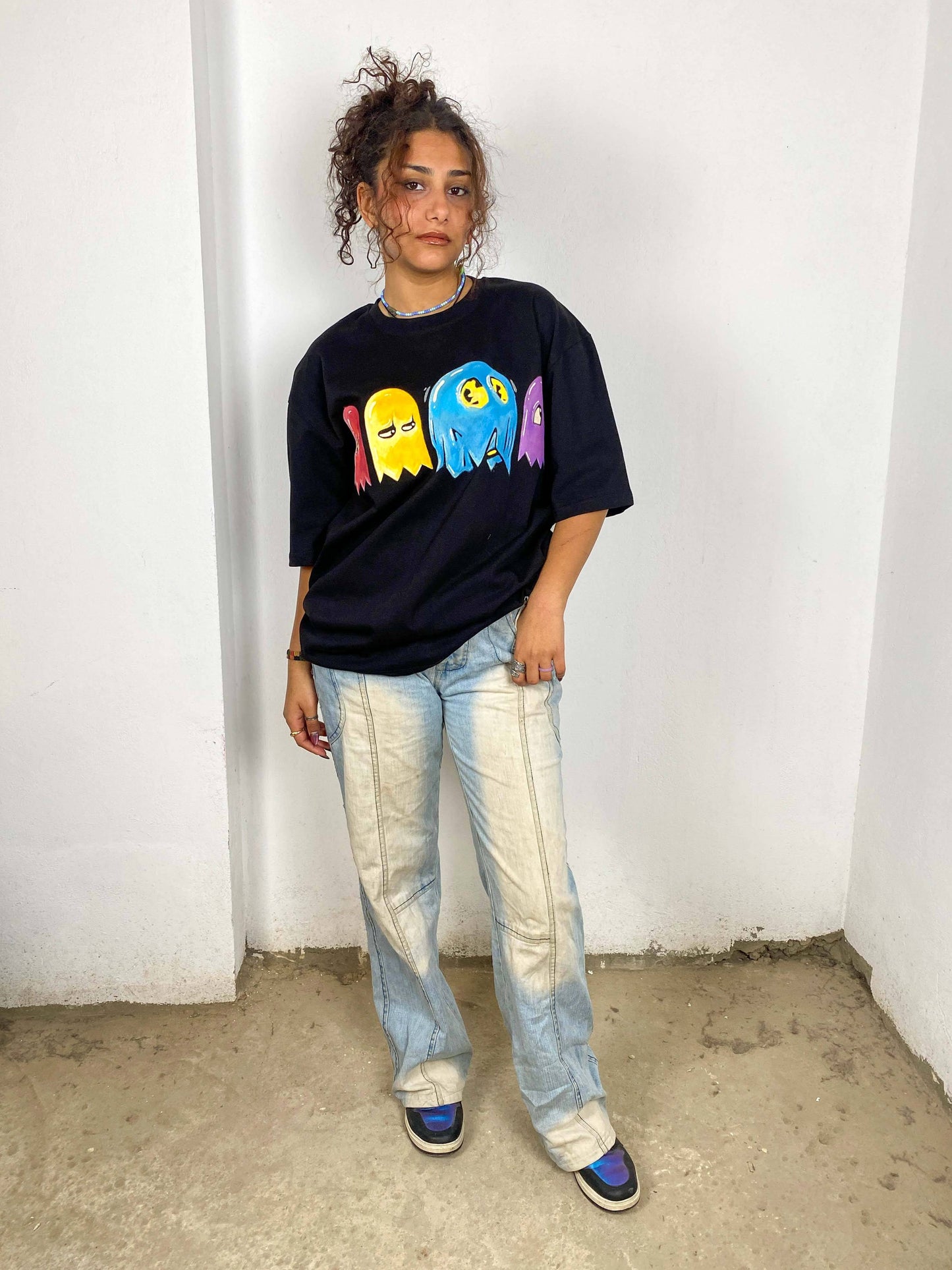 Pacman Handpainted T-shirt